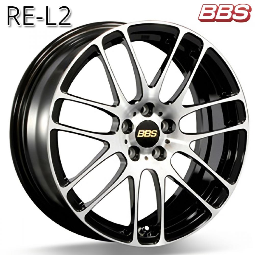 BBS RE-L2【RE5053】 16インチ 6.5J 5H100 +43 ブラックダイヤカット