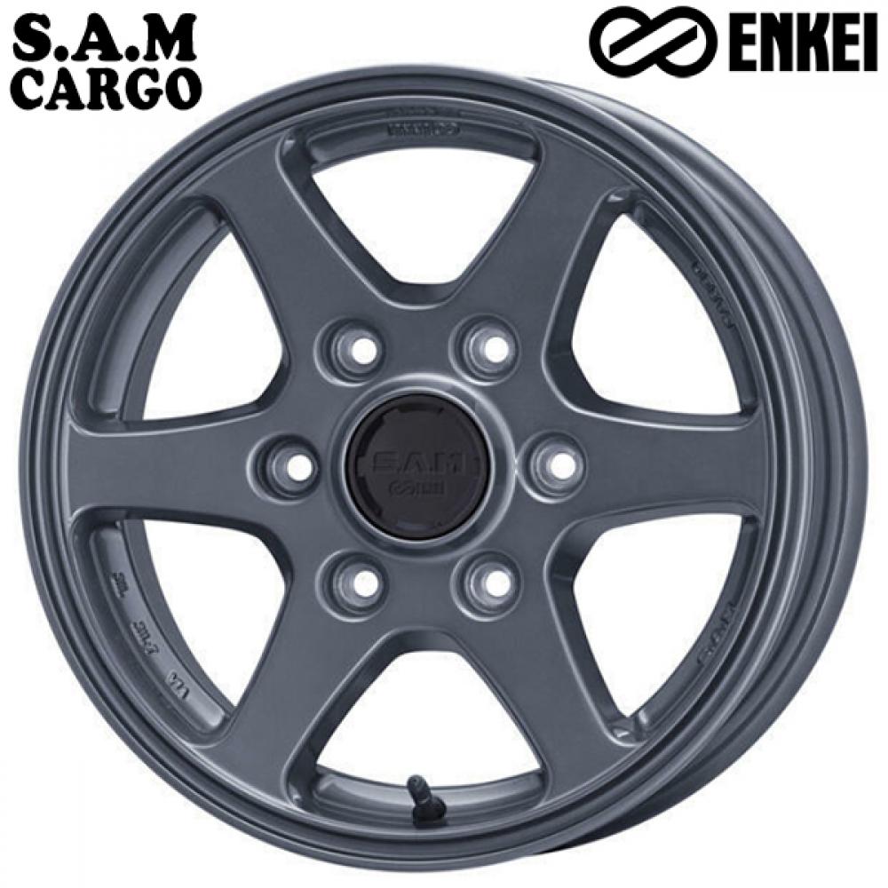 エンケイS.A.M CARGOアルミタイヤセット4本215/60R17管理281 オールシーズンタイヤ ホイール4本セット 215/60R17インチ 6H139 ENKEI